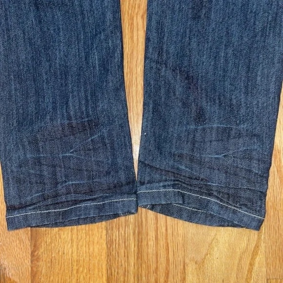 NEW Y2K Dereon Beyonce Studded stretch Denim Cropped Capri Jeans 7 /8 - Picture 13 of 15